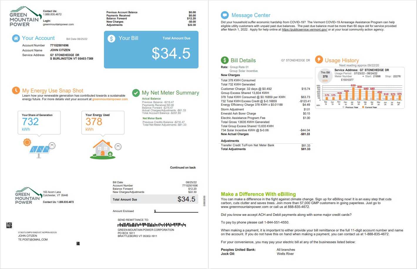  Minol USA business utility bill 